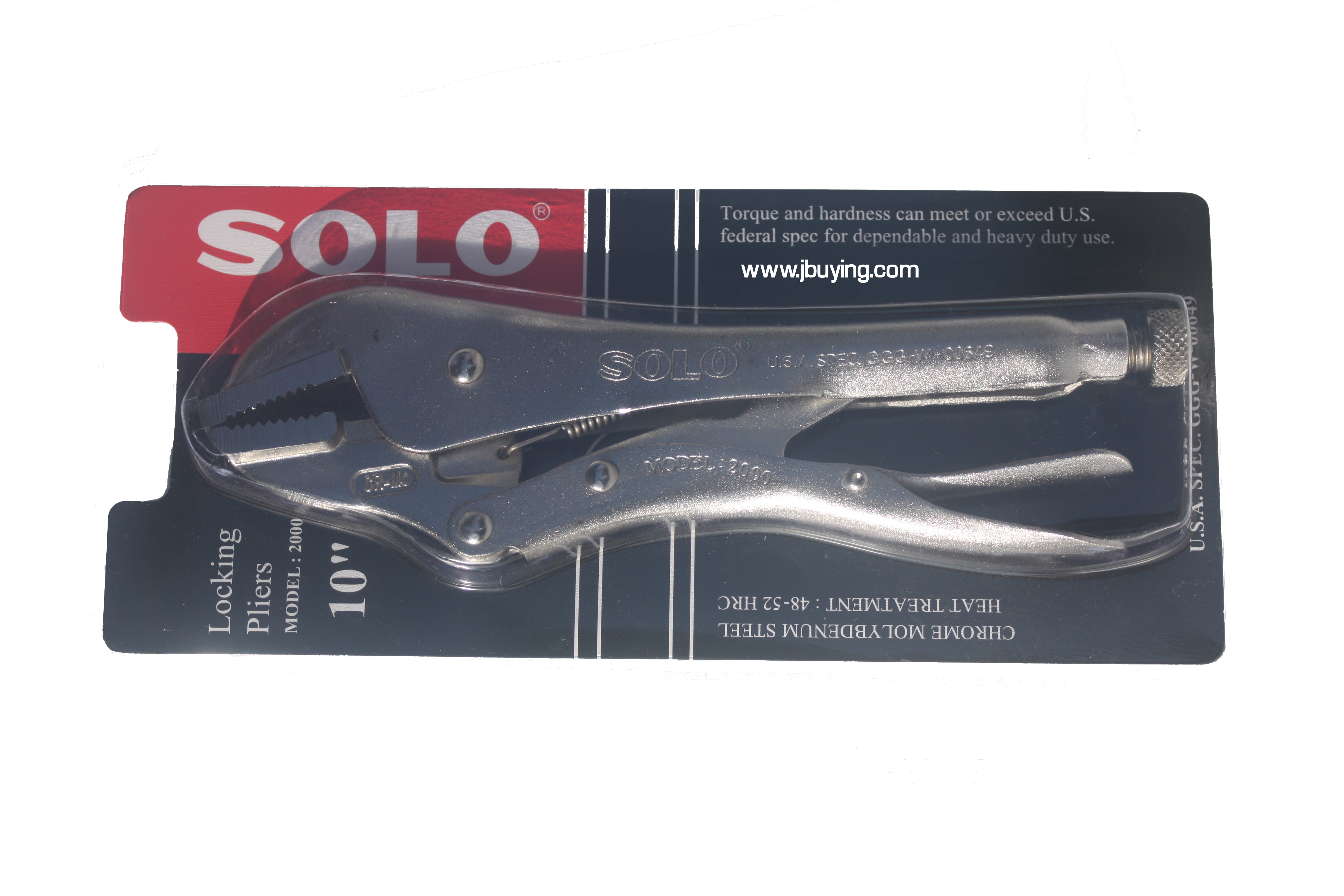 คีมล็อคปากตรง SOLO MODEL : 2000 - 10"